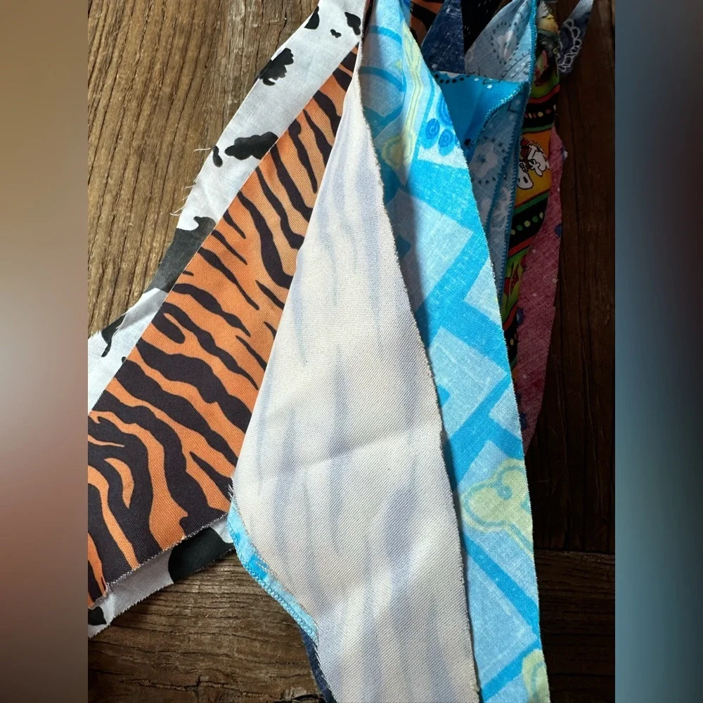 Colorful Dog Bandana Set (scarf) for Xsmall dogs